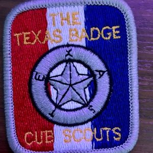 Texas Cub Scout Badge patch